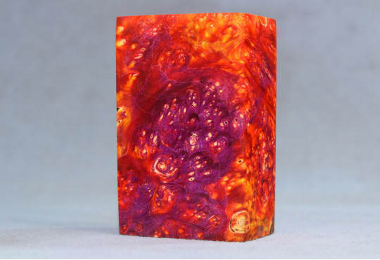 Stabilized Maple Burl Wood Mod Block